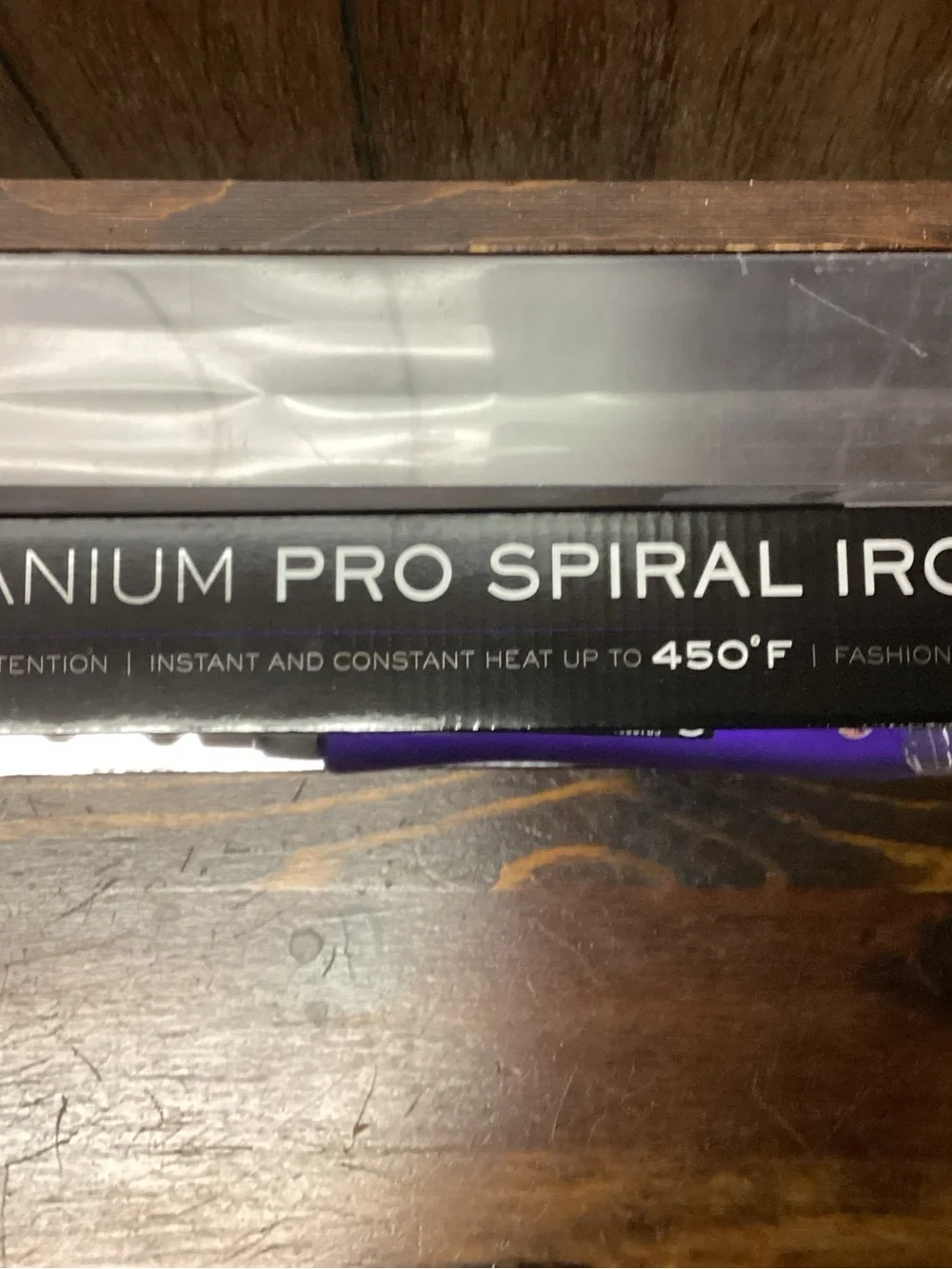 Ion Titanium Pro Spiral Curling Iron Barely Used